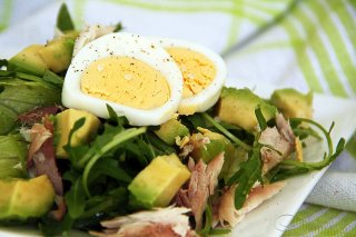 салат со скумбрией