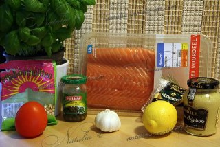 Семга в кармашках