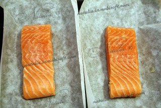 Семга в кармашках