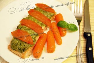 Семга в кармашках