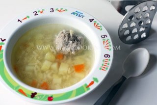Суп с фрикадельками "Детский"