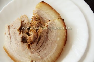 Свиной подчеревок в мультиварке Moulinex cook4me