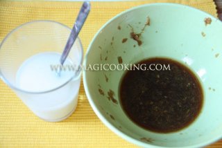 Стир-фрай с креветками и кальмарами