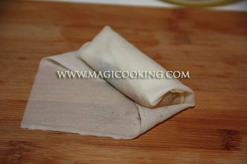 Мини штрудели из теста фило