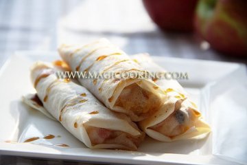 Мини штрудели из теста фило