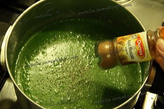 крем-суп из шпината