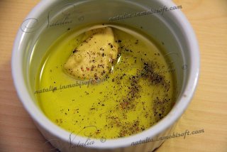 Теплый салат с фасолью