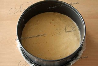 Торт творожный с черешней