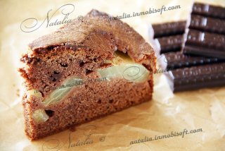 torta di pere e cioccolato