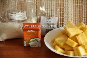 Тропический пудинг с семенами чиа