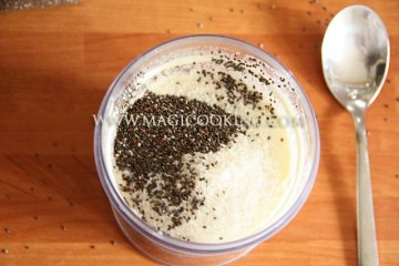 Тропический пудинг с семенами чиа