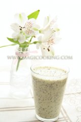 Тропический пудинг с семенами чиа