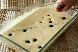 Творожник с ягодами