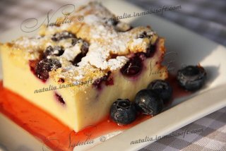 Творожник с ягодами