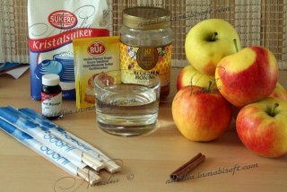 яблоки в карамели