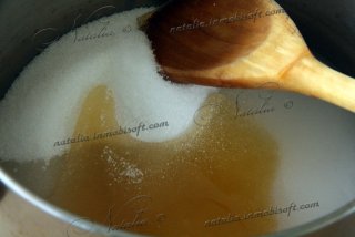 яблоки в карамели