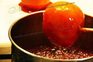 яблоки в карамели