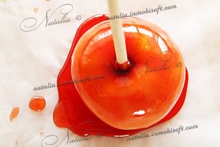 яблоки в карамели