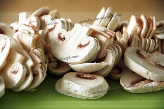 Картофель запеченный с грибами
