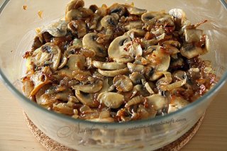 Картофель запеченный с грибами